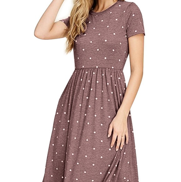 Simier Fariry Dresses & Skirts - Soft knit Dot Dress